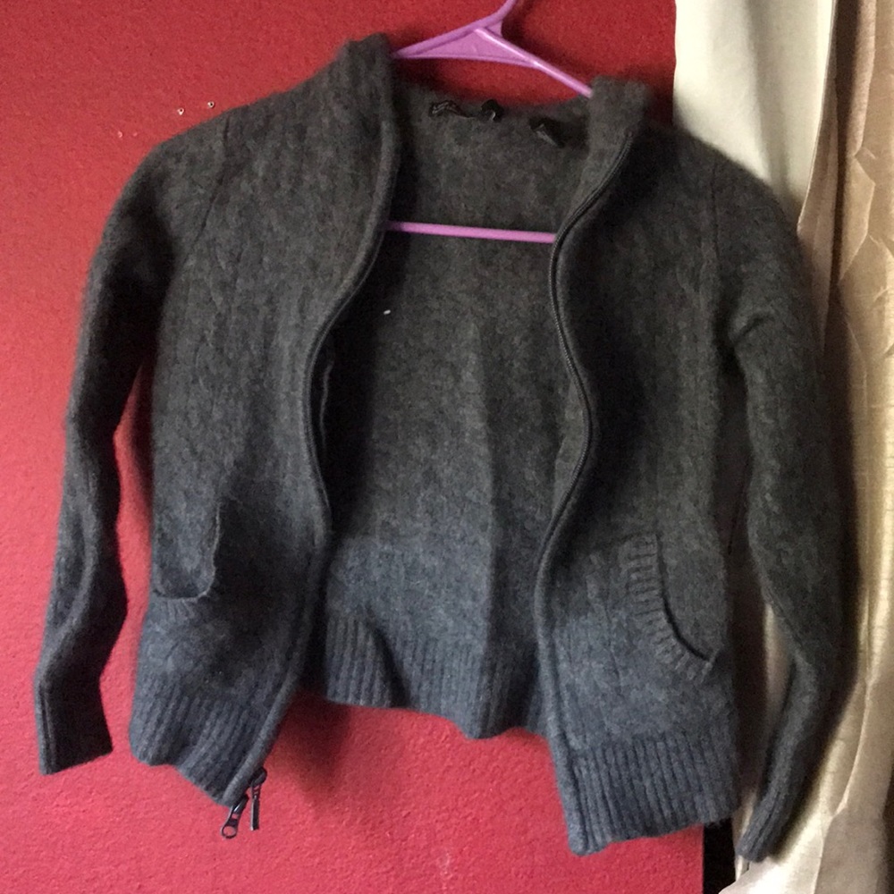Gray sweater